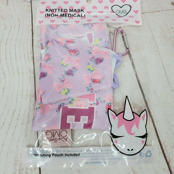 Miss Gwen's OMG Accessories Pink Floral Mask - Picture 12 of 12